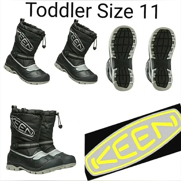 Keen Snow Rain Ski Winter Boots Waterproof Lugsole Unisex Toddler 11 New - Picture 1 of 4